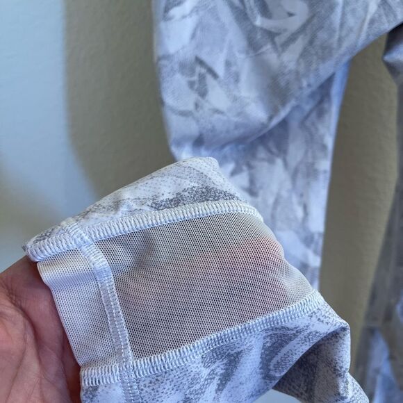 Lululemon Train Times 7/8 Pant *25" Jasmine White Multi / White 8 Leggings - Picture 9 of 10